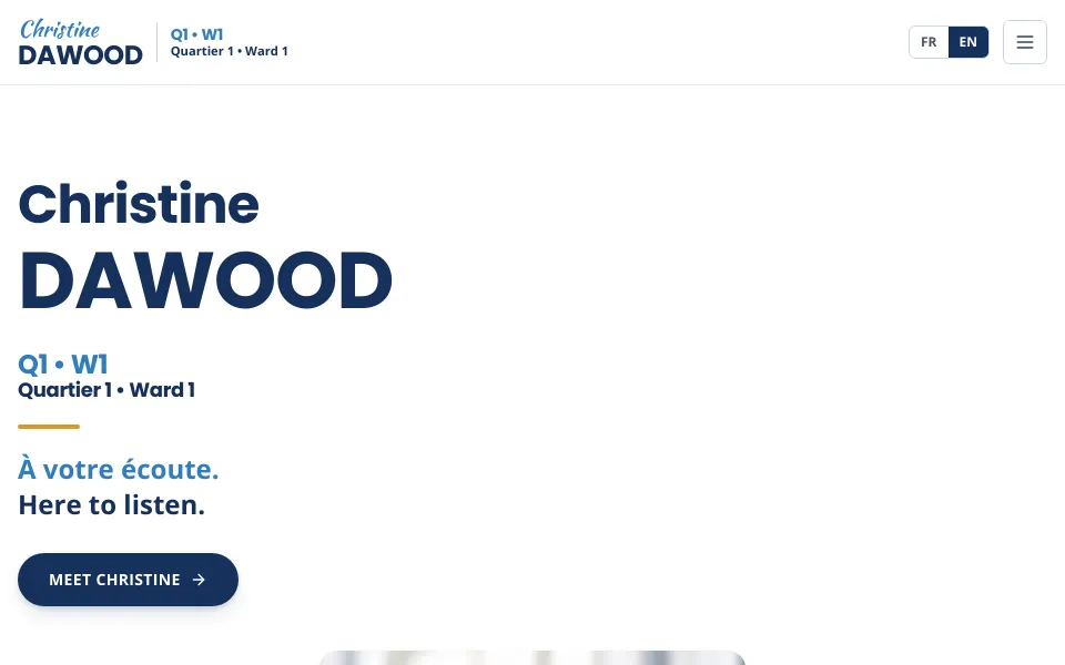 Christine Dawood — Candidate for City Council