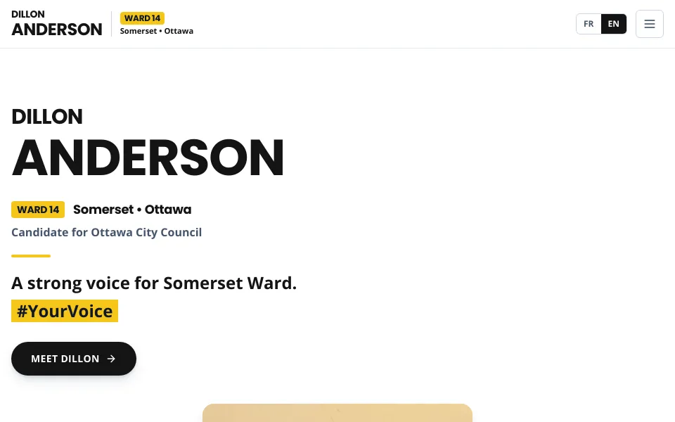 Dillon Anderson — Ward 14 Somerset