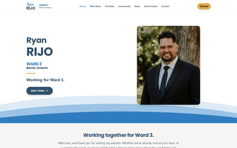 Ryan Rijo — Candidate for Barrie City Council